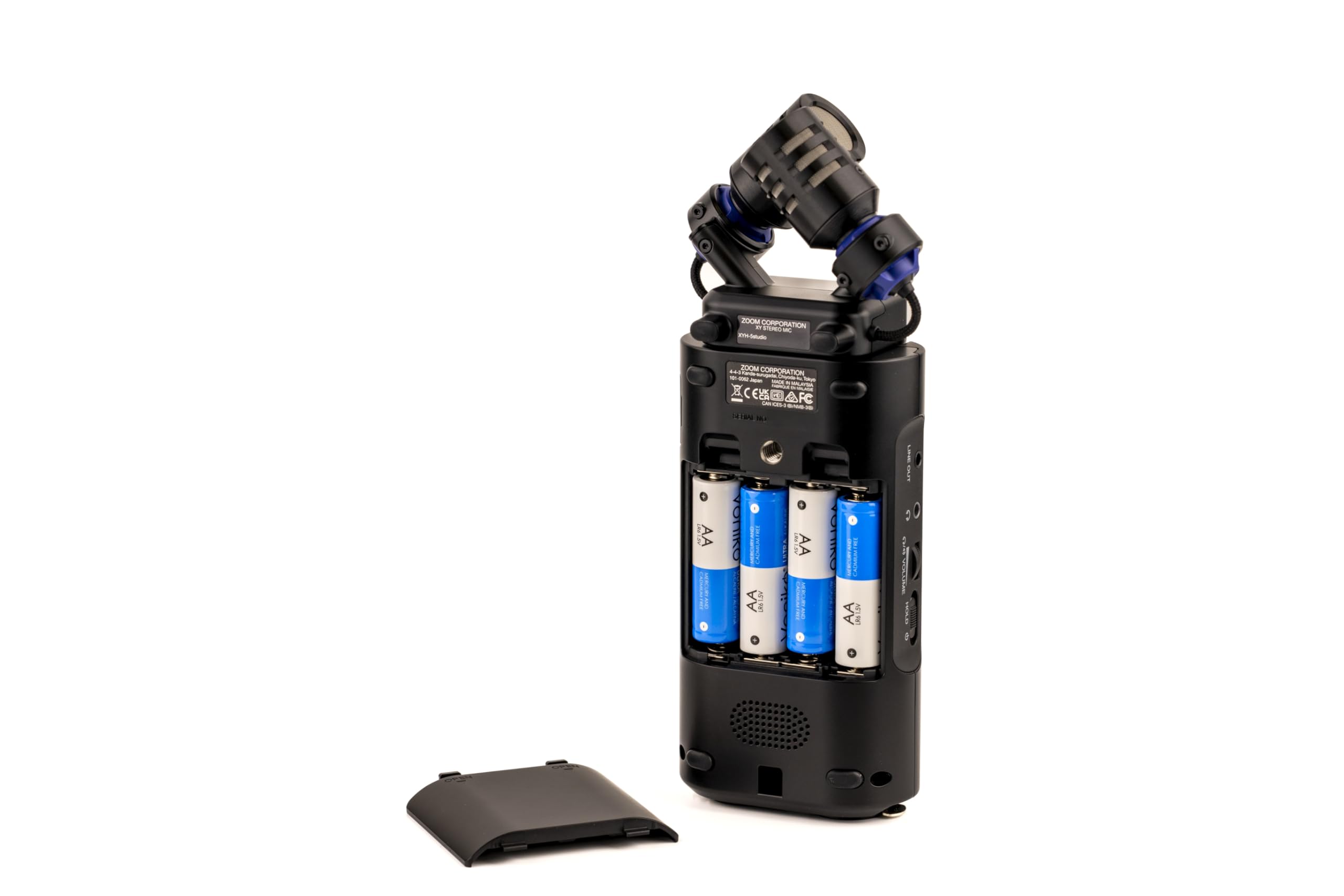 Zoom H5 Studio Handheld Recorder for Musicians, Podcasters & Filmmakers with Large Stereo Microphones, 2 Pro Quality Preamps, 6 Tracks of Recording, 32-Bit Float and USB Audio Interface - Image 7