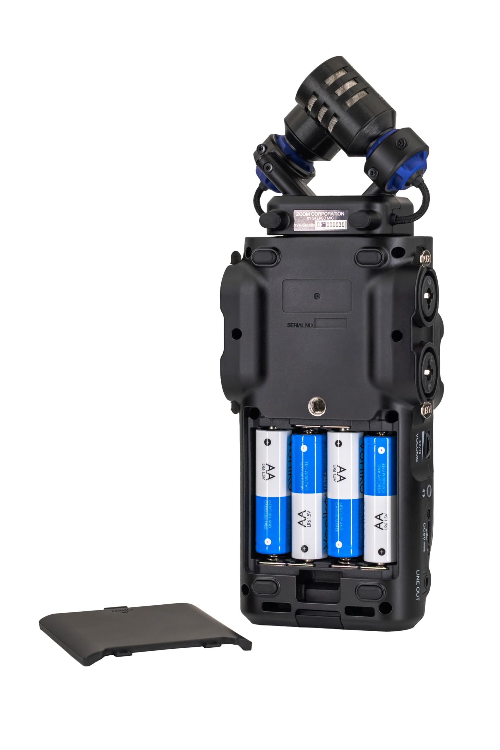 Zoom H6 Studio Handheld Recorder for Musicians, Filmmakers & Podcasters with Large Stereo Microphones, 4 Pro Quality Preamps, 8 Tracks of Recording, 32-Bit Float, Gain Knobs, and USB Audio Interface - Image 8