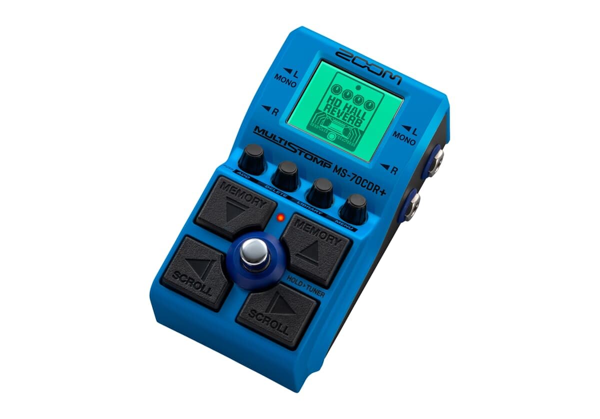 Zoom MS-70CDR+ MultiStomp Guitar Effects Pedal for Guitarists & Keyboardists with 140+ Chorus, Delay & Reverb Effects, Stereo I/O, Effect Chaining, Built-In Tuner, Battery Powered - Image 6