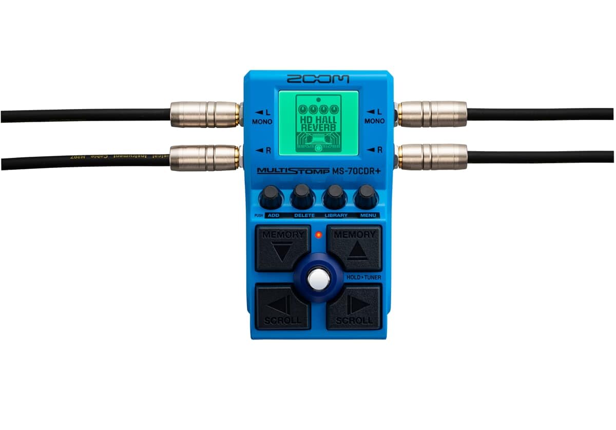 Zoom MS-70CDR+ MultiStomp Guitar Effects Pedal for Guitarists & Keyboardists with 140+ Chorus, Delay & Reverb Effects, Stereo I/O, Effect Chaining, Built-In Tuner, Battery Powered - Image 7