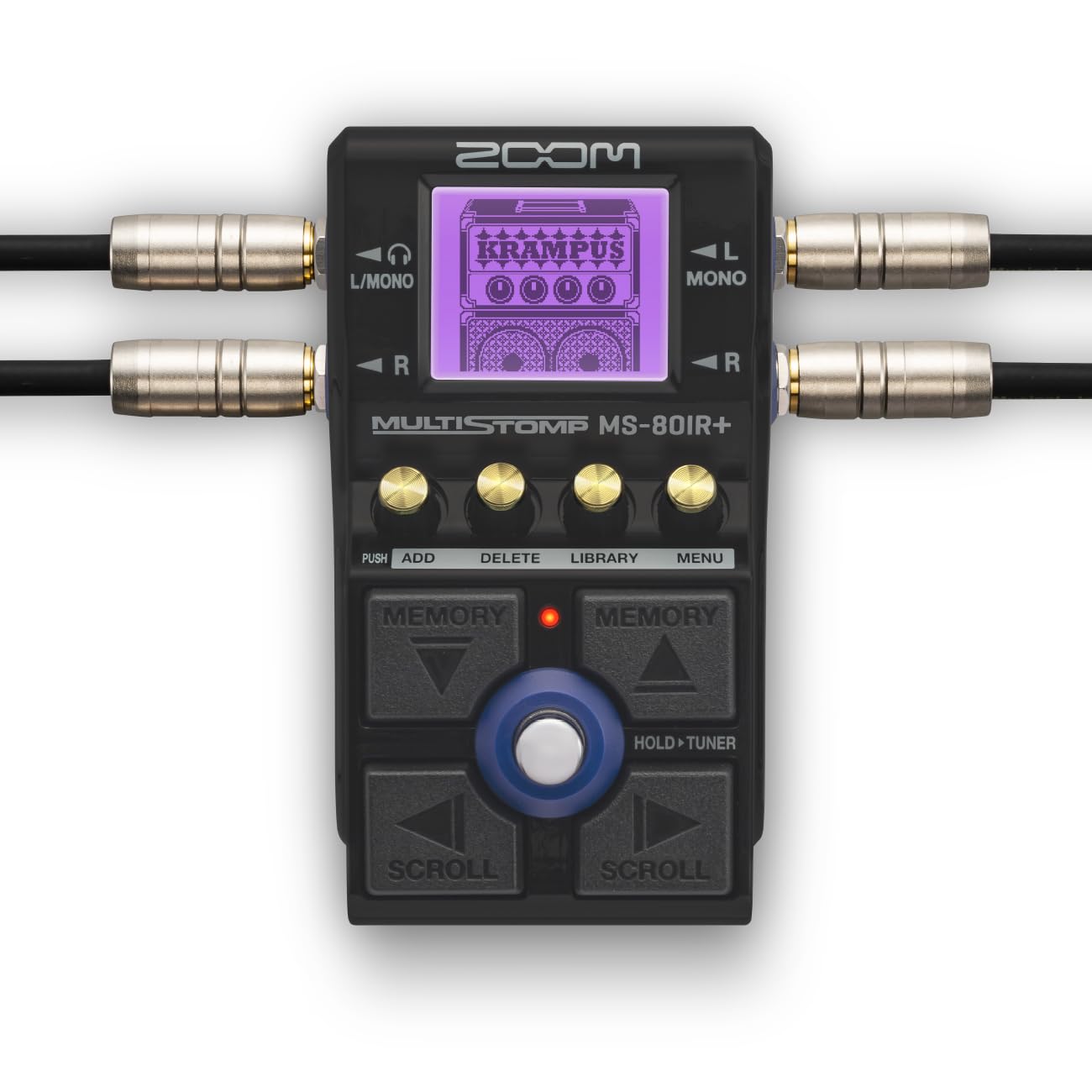 Zoom MS-80IR+ MultiStomp Amp & Cabinet Modeler Pedal with 23 Amp Models, IR Loader, Noise Gates, EQ, Delay Effects, Headphone Output, Tuner & Battery Power - Image 7
